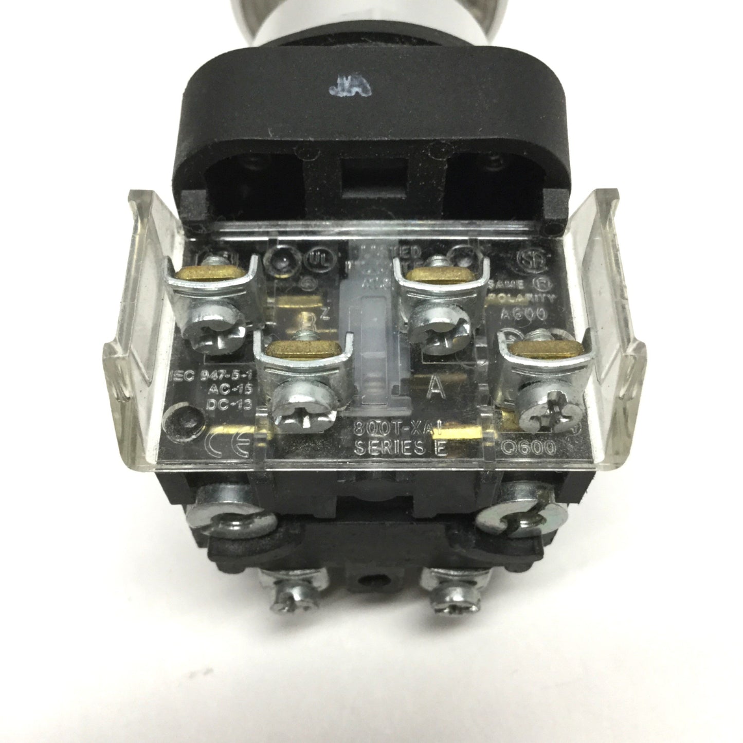 Used Allen Bradley 800T-FXP16CA1 Illuminated Switch, Push-Pull Button, 1NO-1NC 120VAC