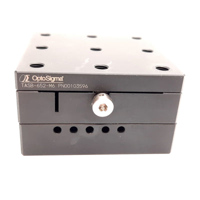 Used OptoSigma TASB-652-M6 Dovetail XY Stage, Travel: 25mm, 65mm x 65mm Stage