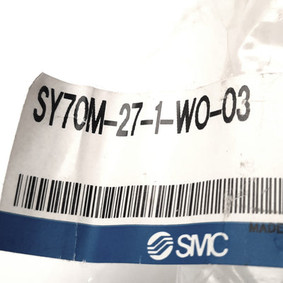 New SMC SY70M-27-1-WO-03 Subplate, for SY5000 MFLD, 3-Pin, Fitting: 3/8" NPT