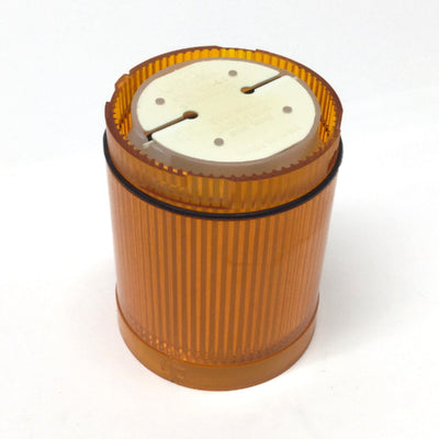 Used Eaton E26B9 Amber Stack Tower Light Module Incandescent *No Bulb* 250V 6W Max