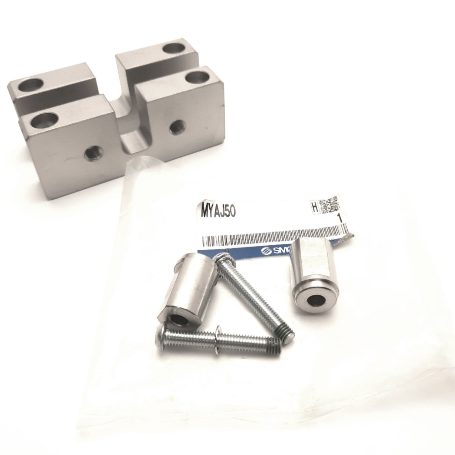 New SMC MYAJ50 Floating Bracket For MY3A/MY3B Rodless Cylinders, M8 x 1.25 Thread