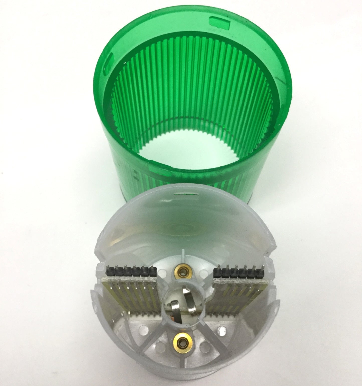 Used Eaton E26B3 Green Stack Tower Light Module Incandescent *No Bulb* 250V 6W Max