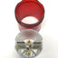 Used Eaton E26B2 Red Stack Tower Light Module Incandescent *No Bulb* 250V 6W Max