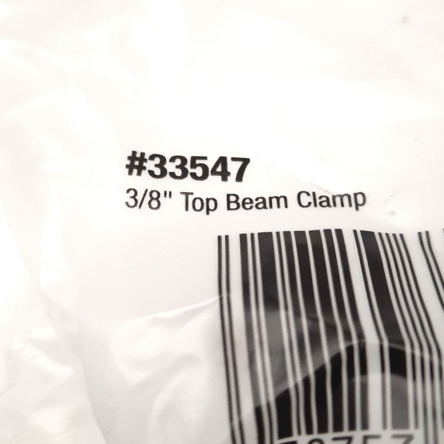 New Lot of 10 Oatey #33547 Top Beam Pipe Clamp 3/8 Inch, 2.20" x 1.77" x 0.82"