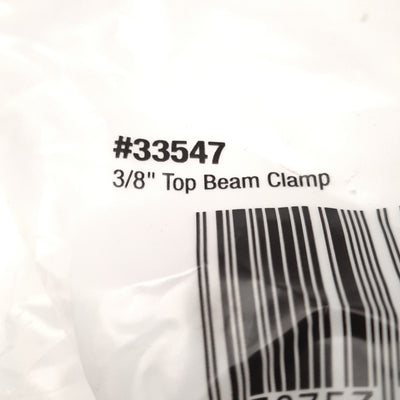 New Lot of 10 Oatey #33547 Top Beam Pipe Clamp 3/8 Inch, 2.20" x 1.77" x 0.82"