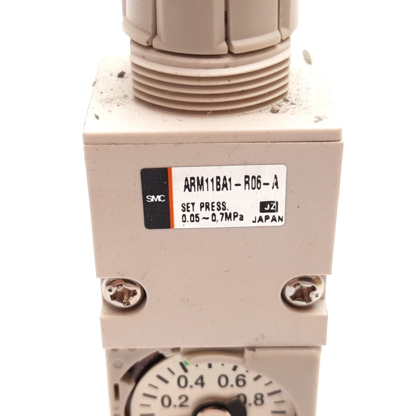 Used SMC ARM11BA1-R06-A Regulator Manifold Block Module, Set Pressure: 0.05-0.7MPa
