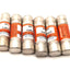 Used Lot of 6 Ferraz Shawmut ATDR15 Time Delay Fuse, Class CC, 15A, 600v AC/300v DC