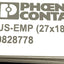 New Lot of 9 Phoenix Contact US-EMP (27X18) Snap-In Marker Sheets, 21 Labels/Sheet
