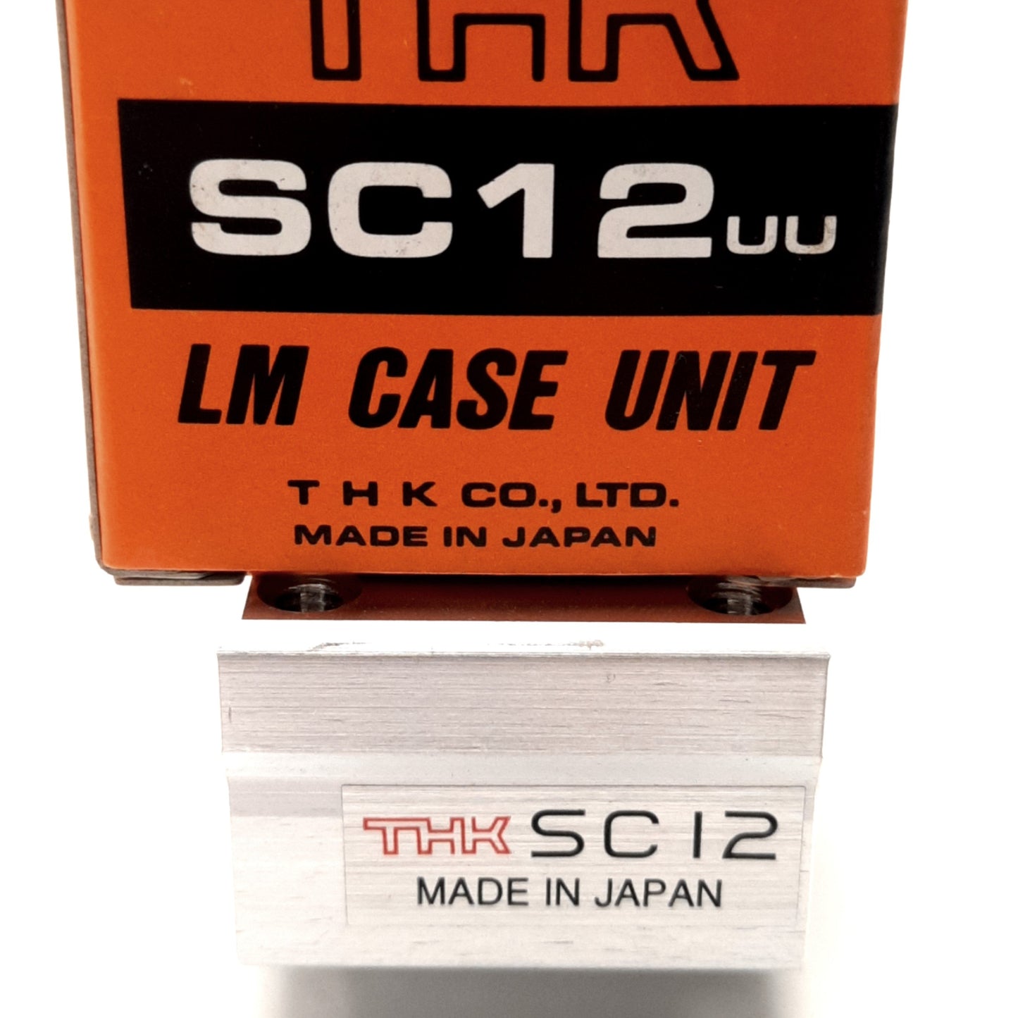 Used THK SC12UU Linear Ball Bearing Pillow Block 36mm length, 12mm Diameter