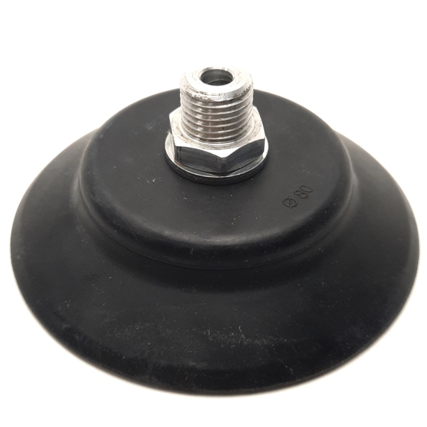 Used Schmalz PFYN-80-NBR-55-G1/4-AG Suction Cup, NBR, G1/4" Male, 80mm Diameter, 260N