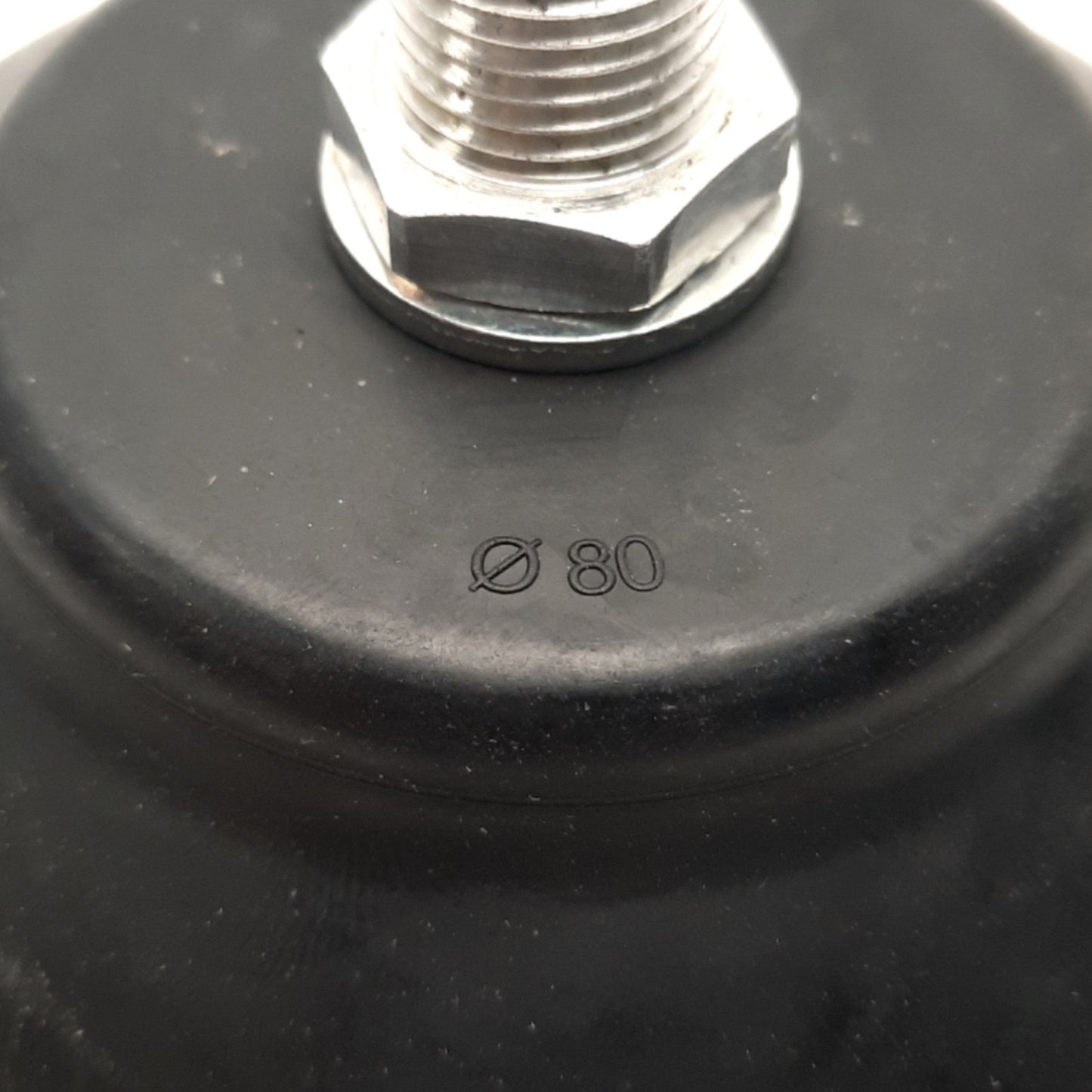 Used Schmalz PFYN-80-NBR-55-G1/4-AG Suction Cup, NBR, G1/4" Male, 80mm Diameter, 260N