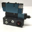 Used Manifold of 3x MAC 92B Series Solenoid Pilot Valves 5-Port 120VAC, 3/8" NPT