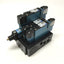 Used Manifold of 3x MAC 92B Series Solenoid Pilot Valves 5-Port 120VAC, 3/8" NPT