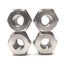 Used Lot of 4 Legris 0920 00 13 Female x Male Bulkhead, 1/4"G x 20mm Fitting, 870 Psi