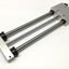Used Fabco Air SE625-12.0-MS1T1-UKB Pneumatic Linear Slide 1.125" Bore, 12" Stroke