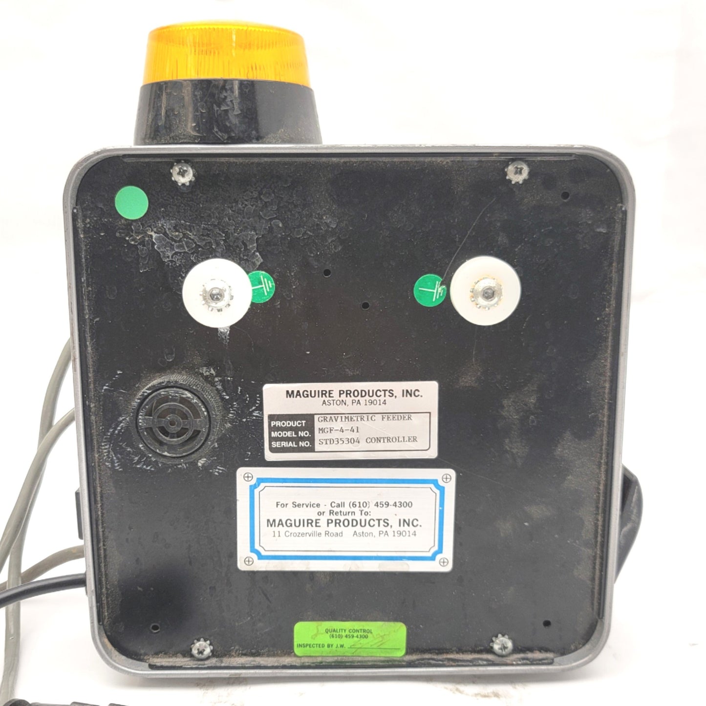 Used Maguire NOVATEC MGF-4-41 Gravimetric Feeder 1/2" Auger, 6.8-20lbs/hr, 120VAC