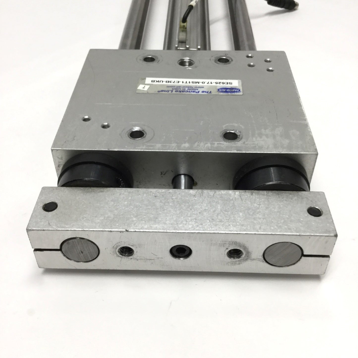 Used Fabco Air SE625-17.0-MS1T1-E73B Pneumatic Linear Slide 1.125" Bore, 17" Stroke