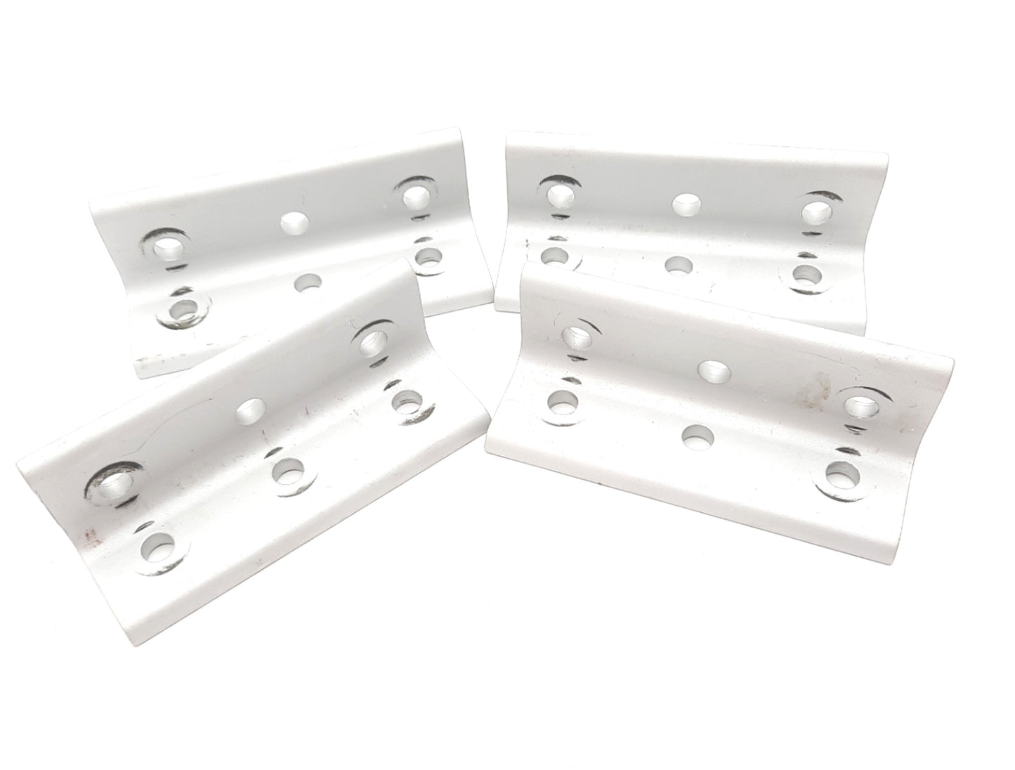 Used Lot of 4 80/20 4415 Inside Corner Bracket 15 Series 6 Hole 1.5 x 1.5 x 4.3"
