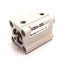 Used SMC CQ2B16-20DC Compact Cylinder, Bore: 16mm, Stroke: 20mm, Ports: M5x0.8