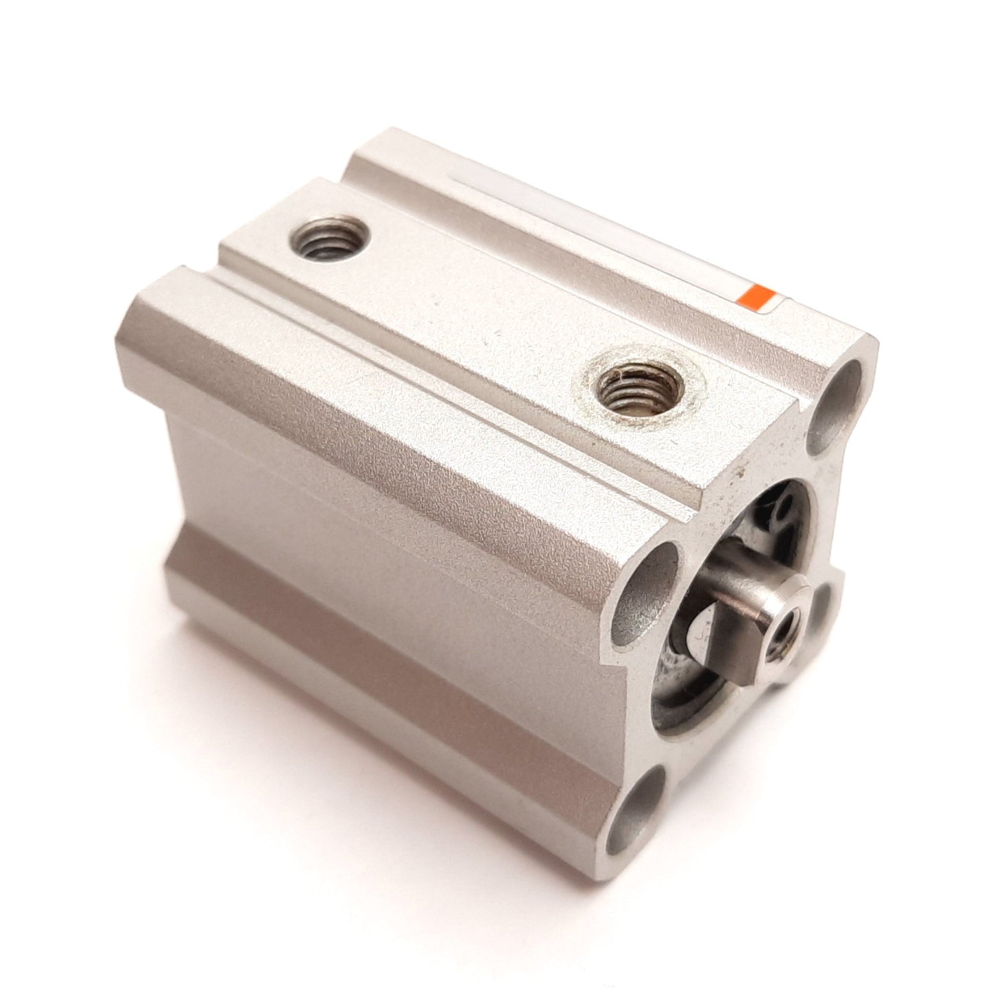 Used SMC CQ2B16-20DC Compact Cylinder, Bore: 16mm, Stroke: 20mm, Ports: M5x0.8
