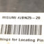 New Misumi JBN25-20 Compact Flange Bushing 25mm Diameter, 20mm Length, 35mm OD