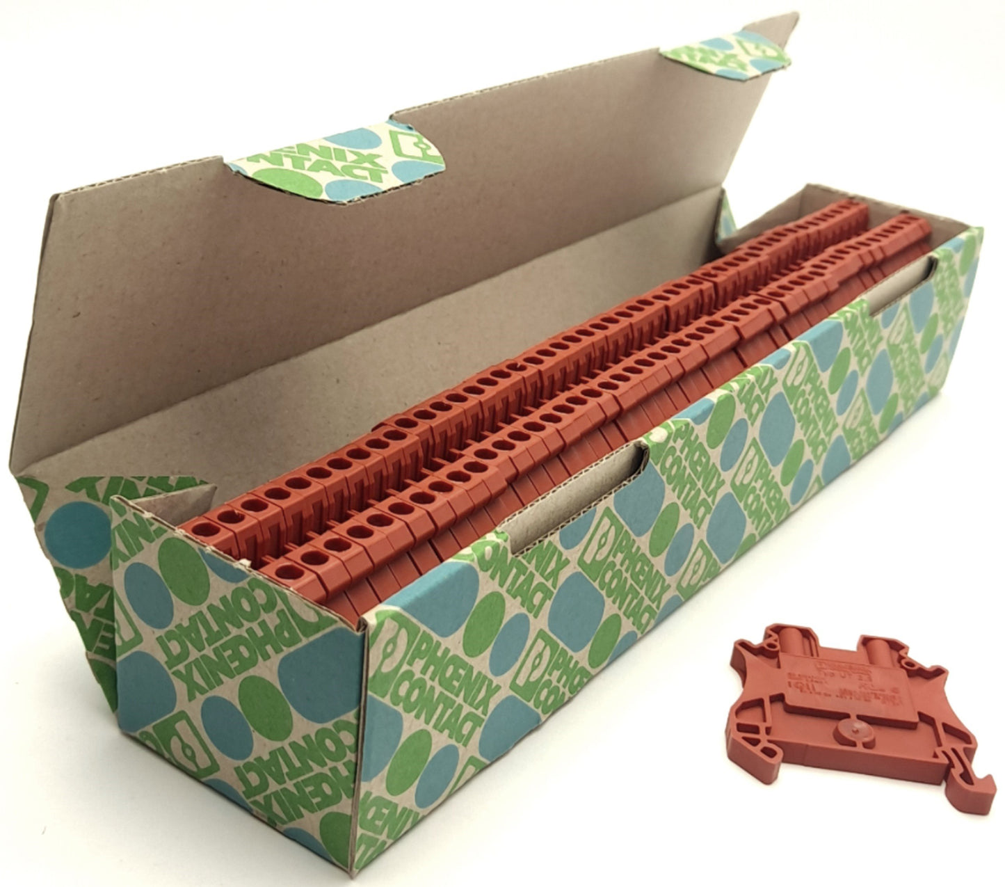 New Lot of 50 Phoenix Contact UT 2.5 RD 3045062 Terminal Blocks, 24A, 1000V, 1-Pole