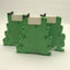 Used Lot of 3 Phoenix Contact PLC-BSC-120UC/21-21 Relay Bases w/DPDT Relay 2961202