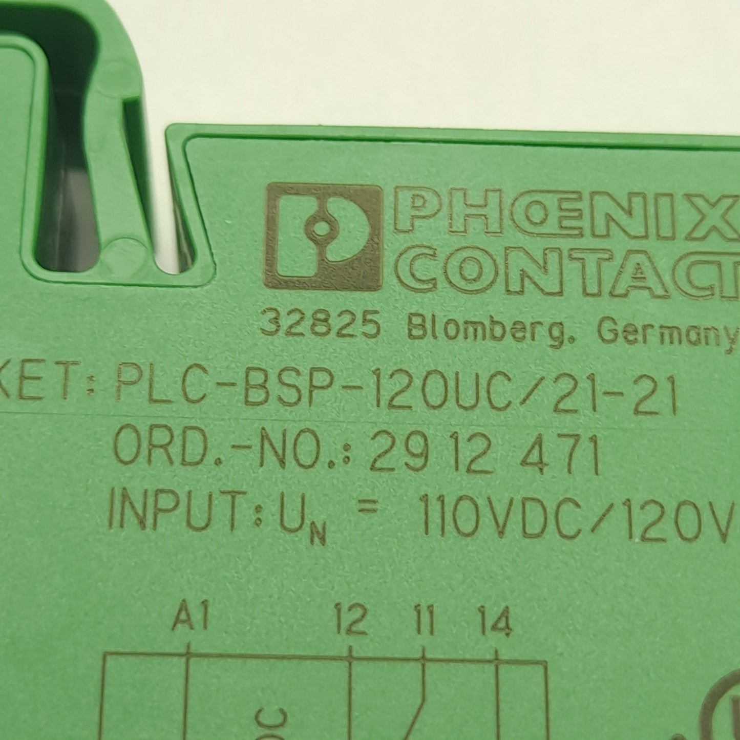 Used Lot of 3 Phoenix Contact PLC-BSC-120UC/21-21 Relay Bases w/DPDT Relay 2961202