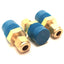 New – Open box Lot of 3 Swagelok B-8M0-1-8 Tube Fittings 8mm Tube to 1/2" NPT Male, Brass
