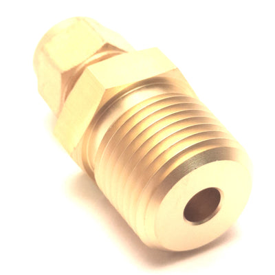 New – Open box Lot of 3 Swagelok B-8M0-1-8 Tube Fittings 8mm Tube to 1/2" NPT Male, Brass