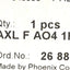 New Phoenix Contact AXL F AO4 1H 2688527 Analog Output Module, 24V 125mA Input