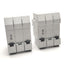 Used Lot of 2 Mersen USCC3 Ultrasafe Fuse Holder Class CC, 600v AC/DC, 30A, 3 Poles