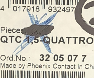 New – Open box Lot of 7 Phoenix Contact QTC 1,5-QUATTRO Quick Connect Terminal Block 800V 17.5A