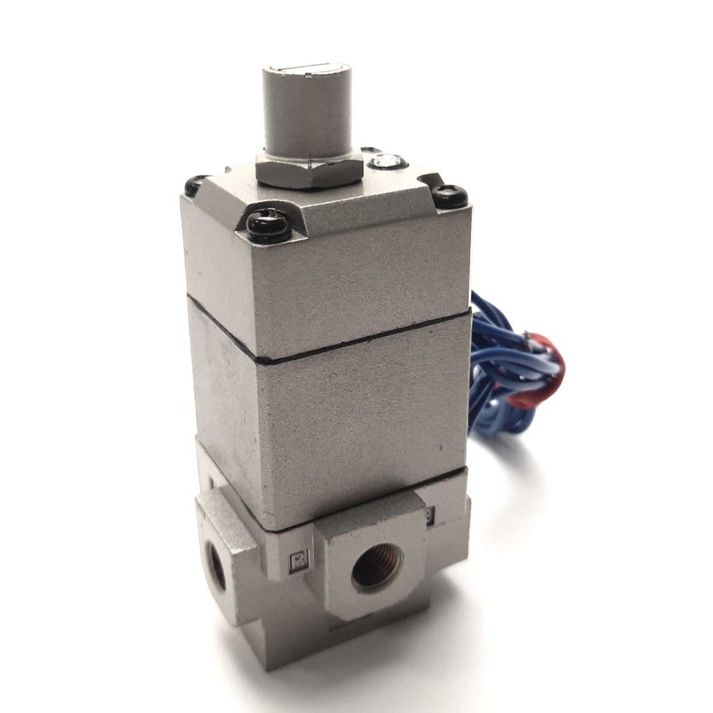 Used SMC NVS3115-0109F Solenoid Valve 3-Port, RC1/8, 110v AC Coil, 1.0MPa Max