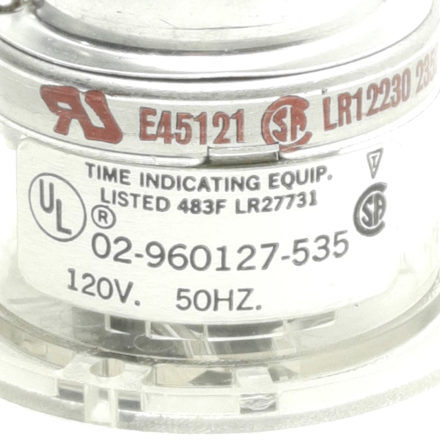 New – Open box Engler 60-NG-7 Hour Meter LR12230 2350 Series 3W 120VAC 50HZ, 0-99999.9