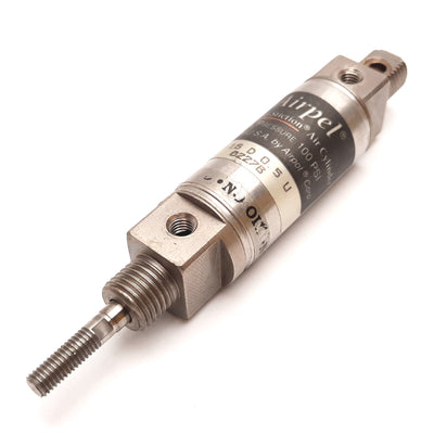 Used Airpel E16D0.5U Low Friction Air Cylinder, Bore: 0.627", Stroke: 0.5", 10-32