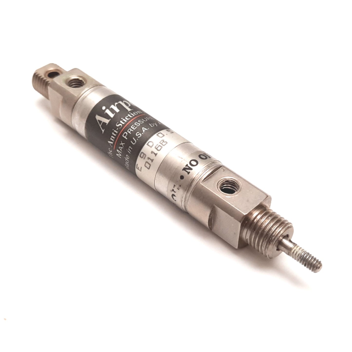 Used Airpel E9D0.5U Low Friction Air Cylinder, Bore: 0.366", Stroke: 0.5", 10-32