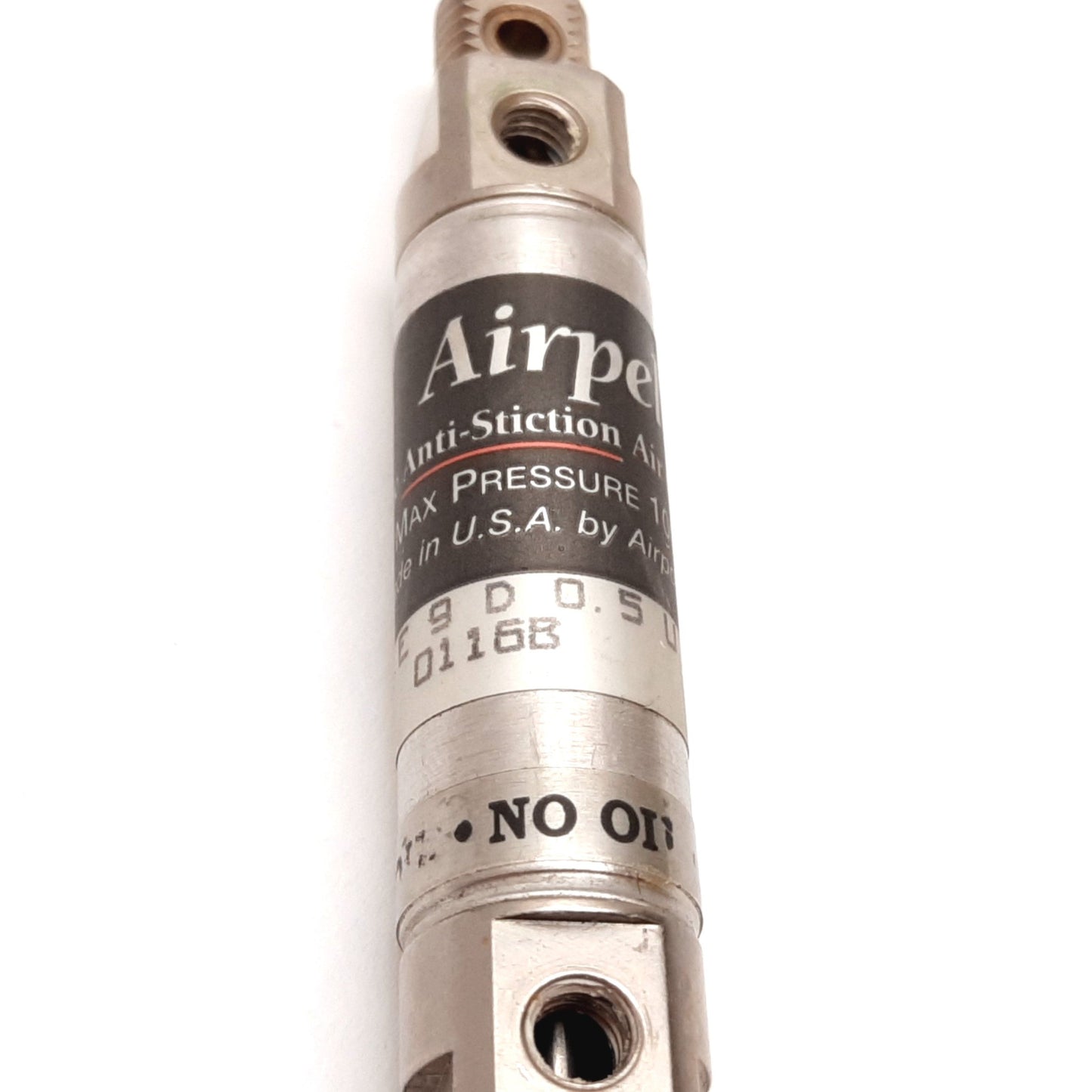 Used Airpel E9D0.5U Low Friction Air Cylinder, Bore: 0.366", Stroke: 0.5", 10-32