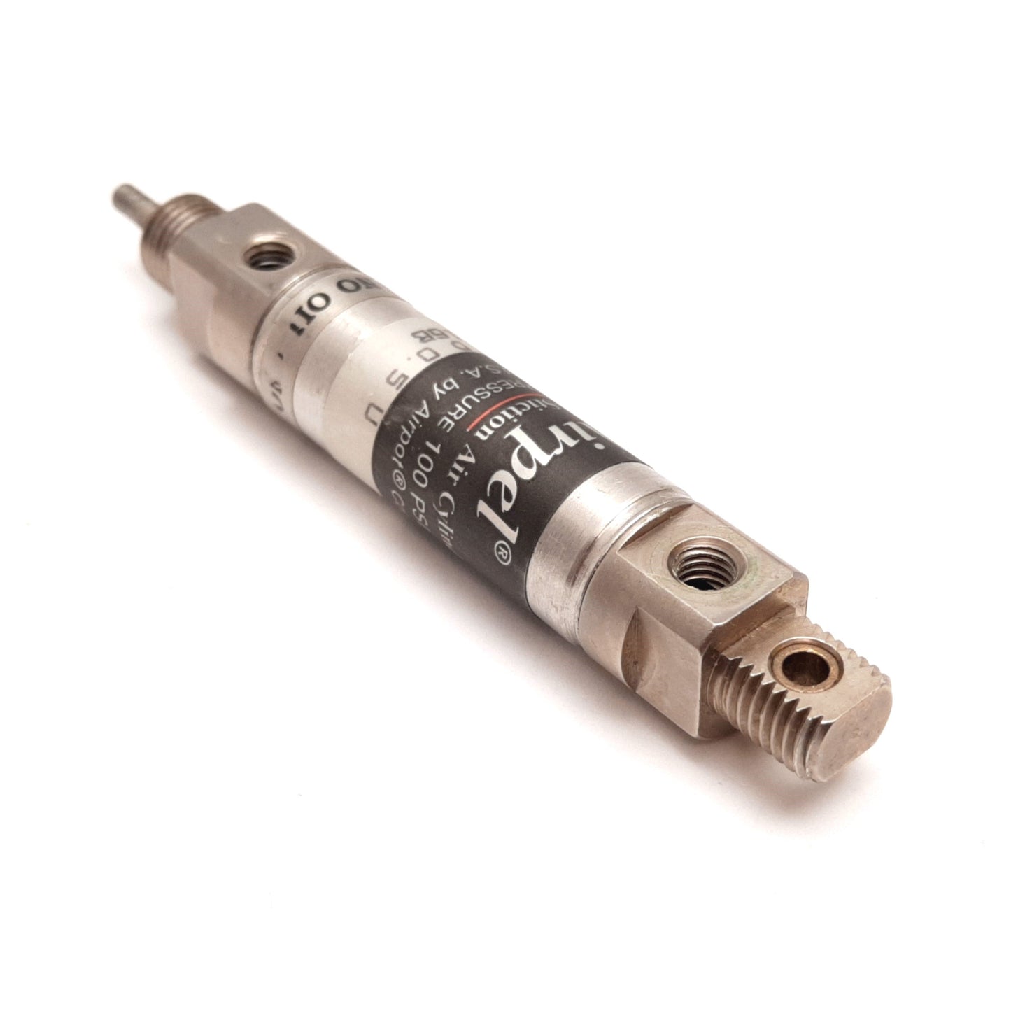 Used Airpel E9D0.5U Low Friction Air Cylinder, Bore: 0.366", Stroke: 0.5", 10-32