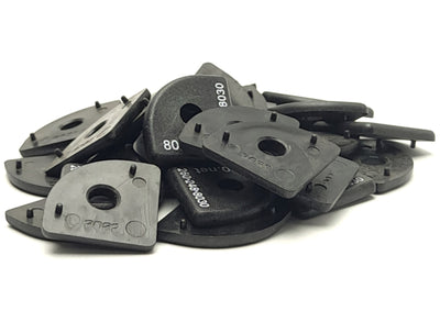 New – Open box Lot of 30 80/20 2022 Black End Caps 10 Series 1" x 1", 0.257" Mounting Hole