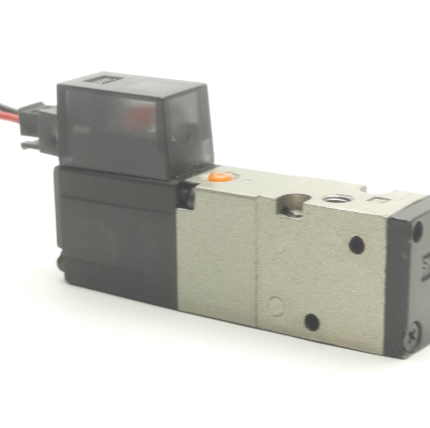 Used SMC VZ312-5MZ-M5 Solenoid Valve, 2 Position, 24 VDC Coil, Light/Surge Suppressor