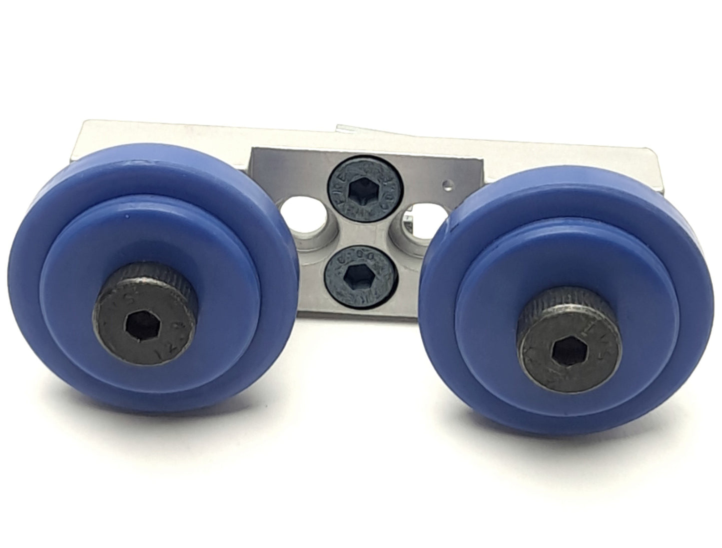 Used 80/20 25-2751 25-Series Dual Roller Wheel Bracket Assembly, Permanent Lubricant