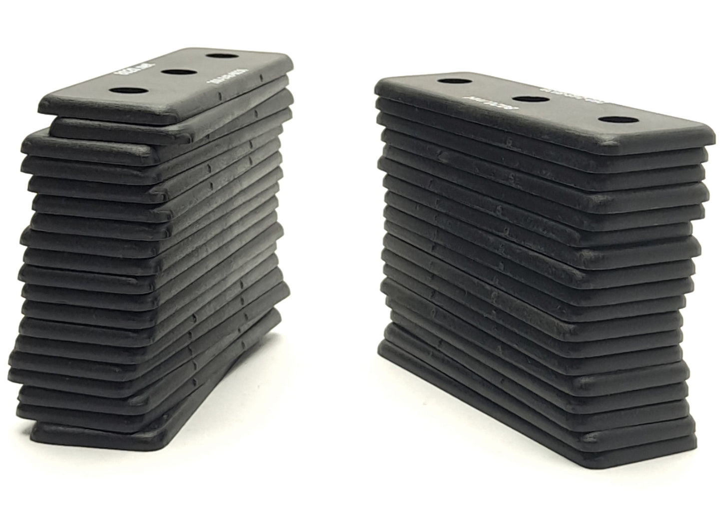 Used Lot of 37 80/20 2026 10-Series Push-In End Cap, .257" Holes, 1" x 3" x .125"