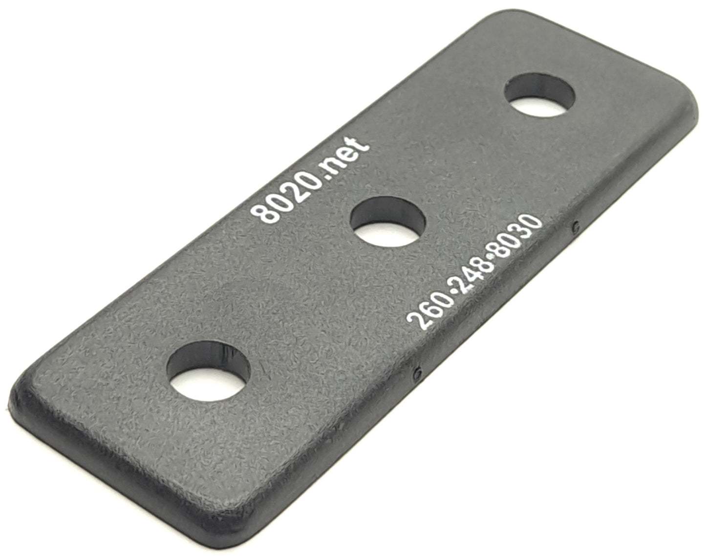 Used Lot of 37 80/20 2026 10-Series Push-In End Cap, .257" Holes, 1" x 3" x .125"