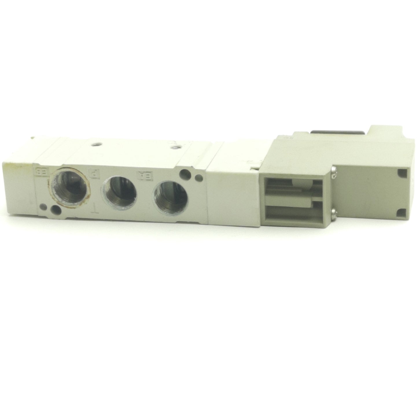 Used SMC SY5120-5DZ-N7T-F2 Solenoid Valve, 2-Position 5-Port, 24VDC Coil, 0.15-0.7MPa
