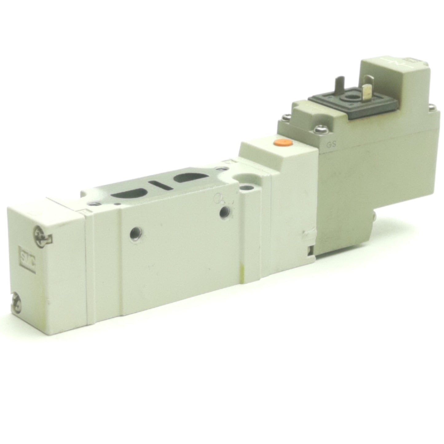 Used SMC SY5120-5DZ-N7T-F2 Solenoid Valve, 2-Position 5-Port, 24VDC Coil, 0.15-0.7MPa