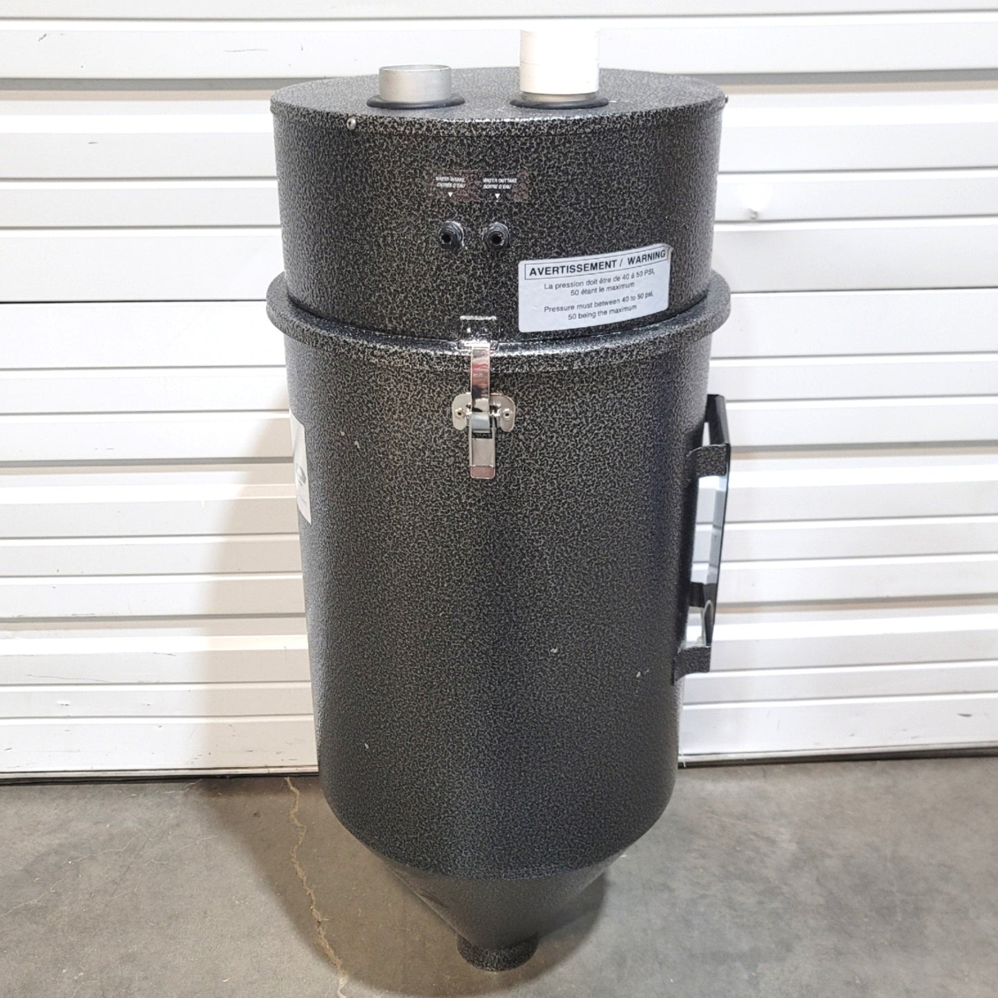 Used Trovac CycloVac TDRWAVE02 Wave Central Vacuum Collector 6.1 Gallon Capacity