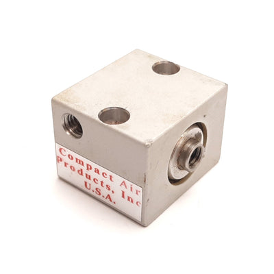 Used Compact Air Products B12X14 Compact Cylinder, Bore: 1/2", Stroke: 1/4", 10-32