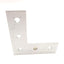 Used Lot of 4 80/20 25-4081 25 Series 90° 5 Hole Aluminum "L" Flat Plate