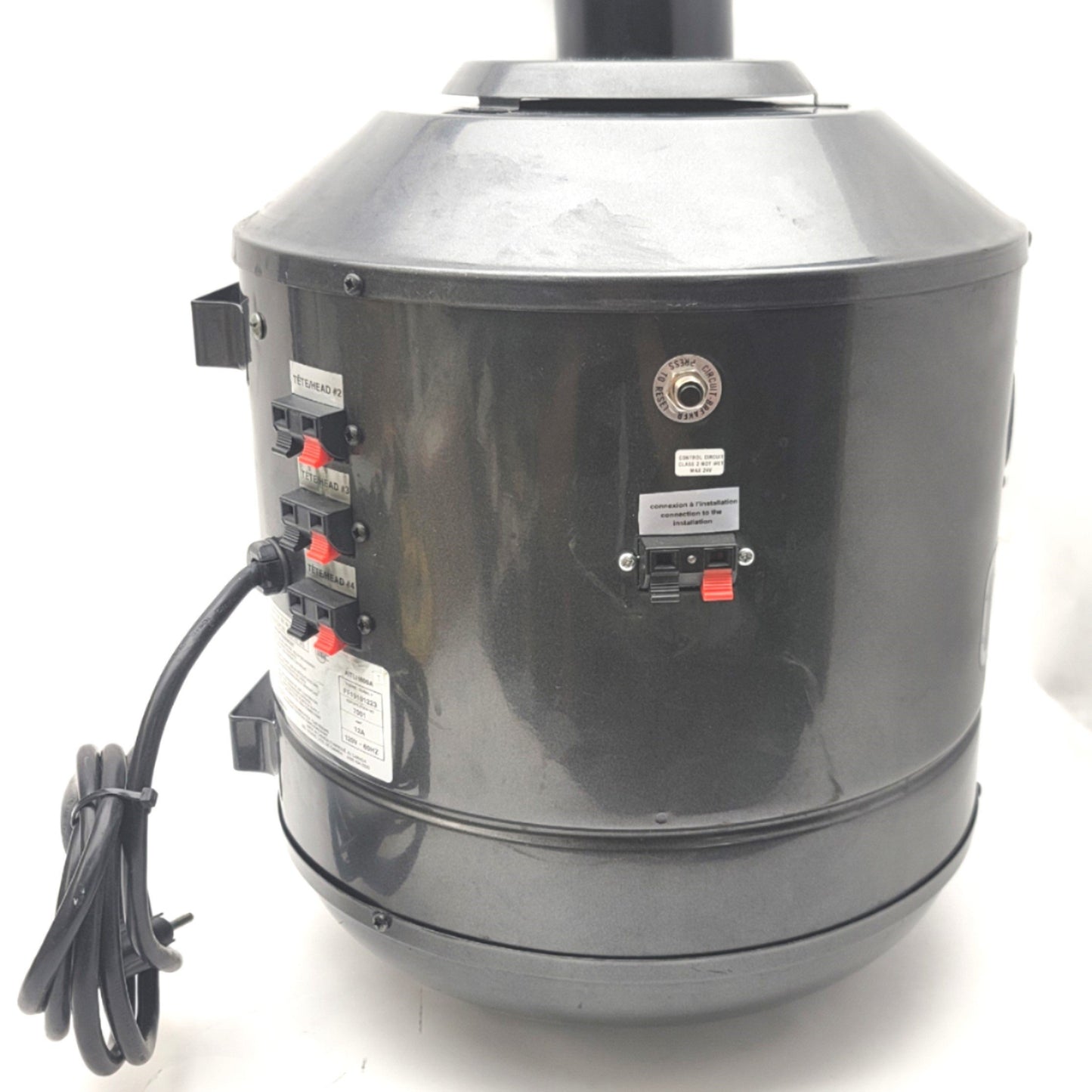 Used Trovac AITLH800A HD800 Heavy Duty Central Vacuum Motor Unit, 115CFM, 120VAC 13A